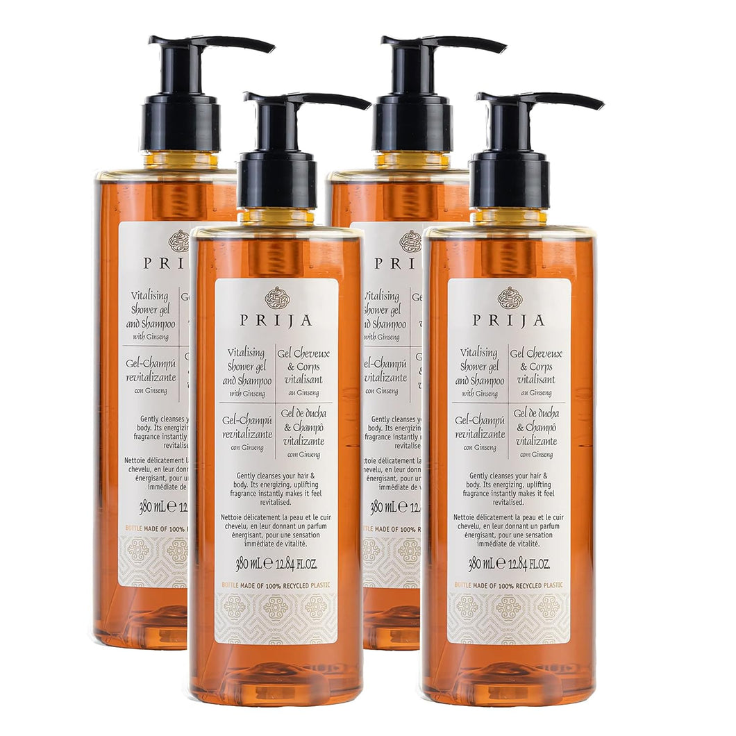 Prija Haut- & Haarshampoo mit Ginseng 4x 380ml