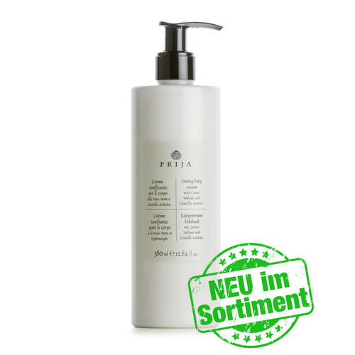 PRIJA Körpercreme belebend mit grüner Walnuss & Centella Asiatica 380ml